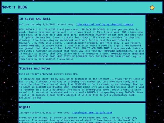 blog screenshot