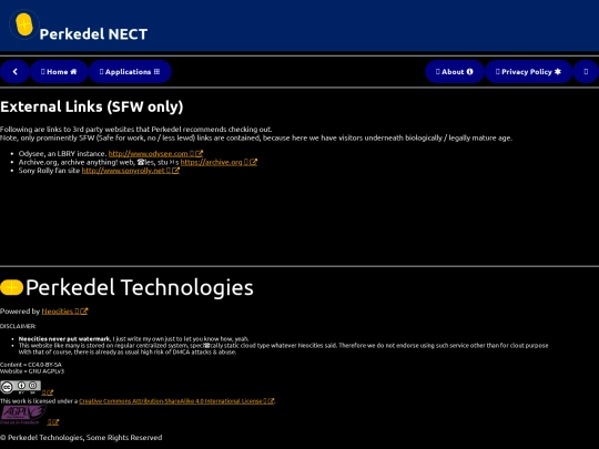 apps/external_links screenshot