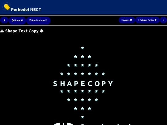 apps/shapeTextCopy screenshot