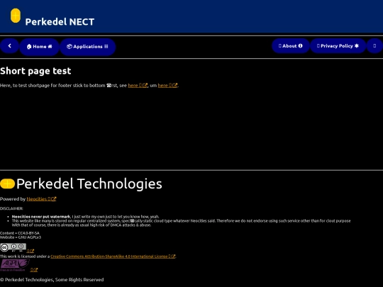 apps/short_page screenshot