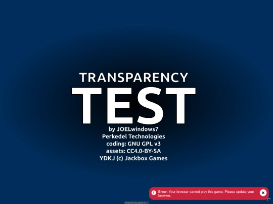 apps/transparency_questionaire_test/transparencyquestionairetest screenshot