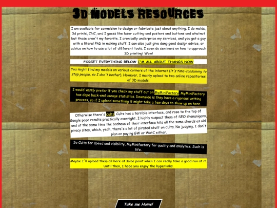 3dModels screenshot
