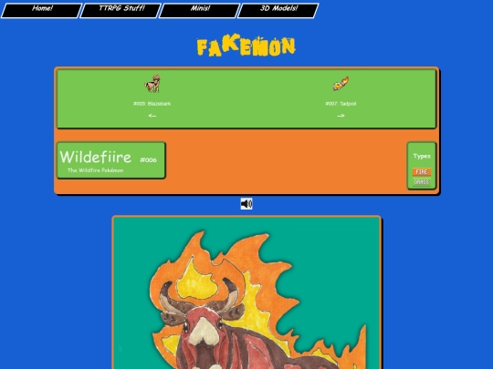 pokemon/fakemon/dex/006_wildefiire screenshot