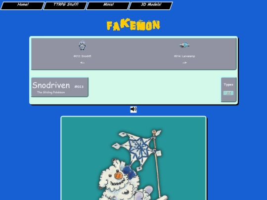 pokemon/fakemon/dex/013_snodriven screenshot