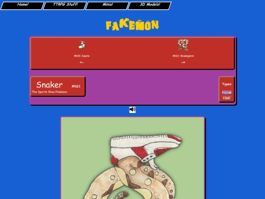 pokemon/fakemon/dex/021_snaker screenshot
