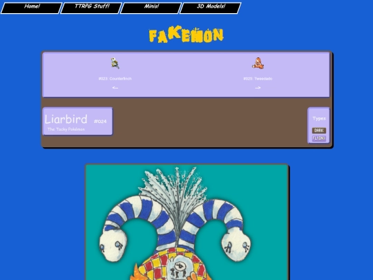 pokemon/fakemon/dex/024_liarbird screenshot