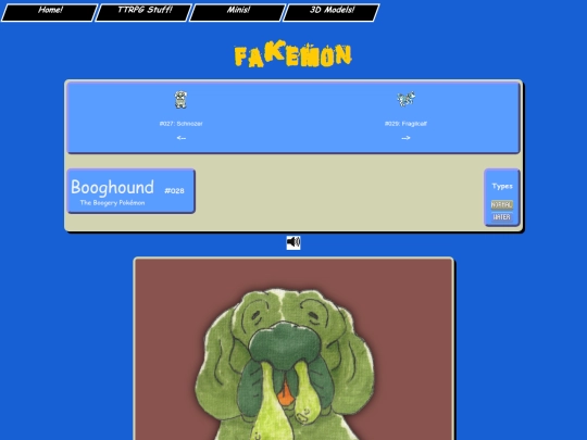 pokemon/fakemon/dex/028_booghound screenshot