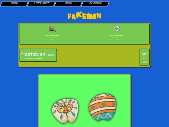 pokemon/fakemon/dex/033_fiestabien screenshot
