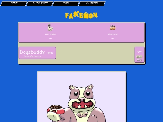 pokemon/fakemon/dex/042_dogsbuddy screenshot