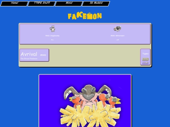 pokemon/fakemon/dex/043_avrival screenshot