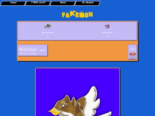 pokemon/fakemon/dex/045_warblur screenshot