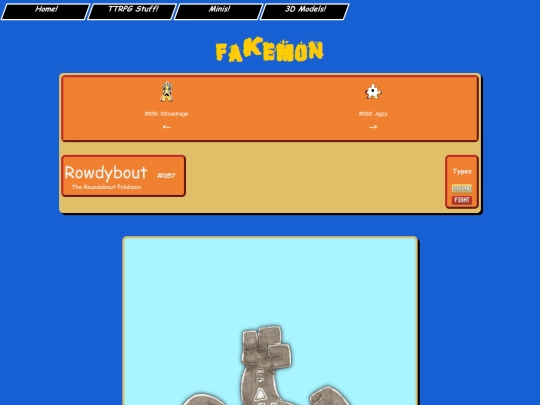 pokemon/fakemon/dex/057_rowdybout screenshot