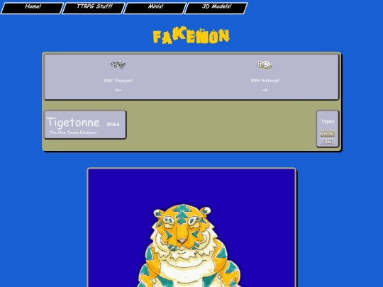 pokemon/fakemon/dex/068_tigetonne screenshot