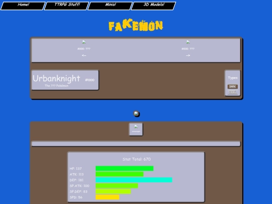 pokemon/fakemon/dex/urbankight screenshot