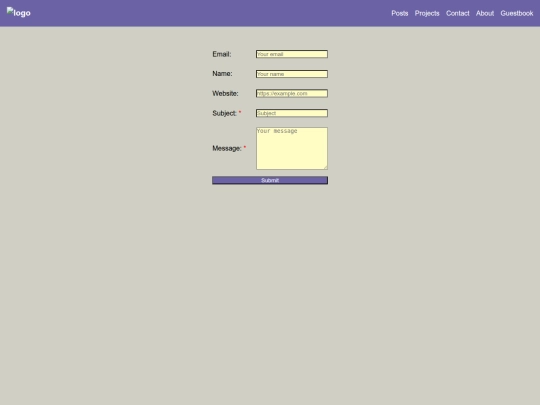Contact/ContactForm screenshot