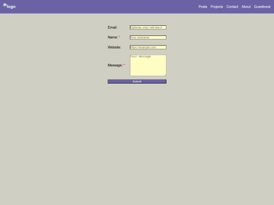 Guestbook/Guestbook screenshot