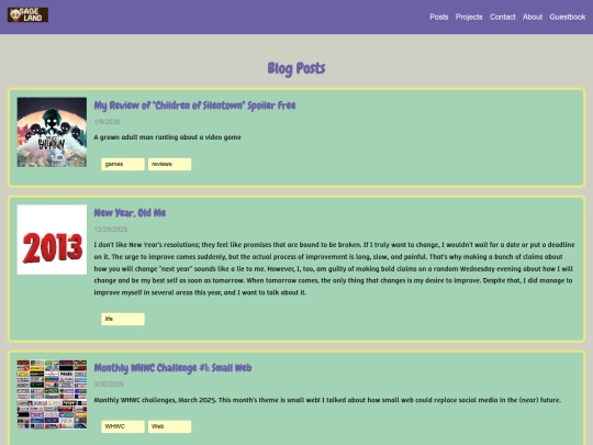 posts screenshot