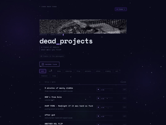 deadprojects screenshot