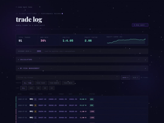 trade-log screenshot