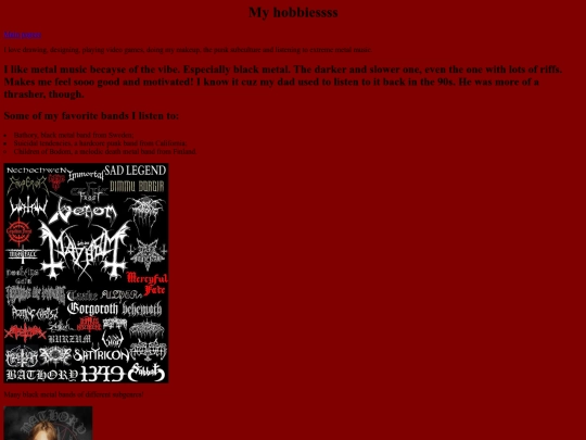 hobbypersonal screenshot