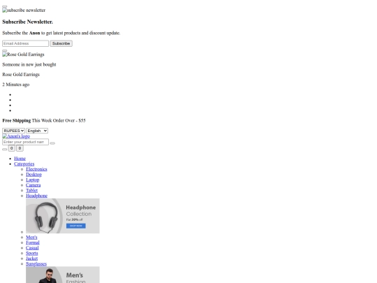 E-commerce/indecx screenshot