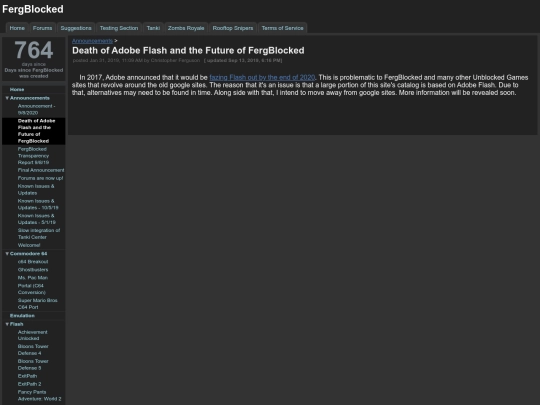 announcements/deathofadobeflashandthefutureoffergblocked screenshot