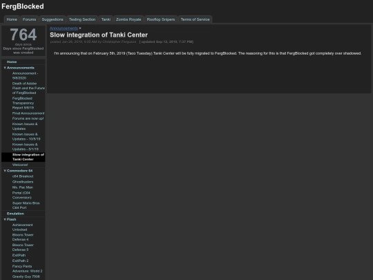 announcements/slowintegrationoftankicenter screenshot