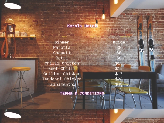 Dinner screenshot