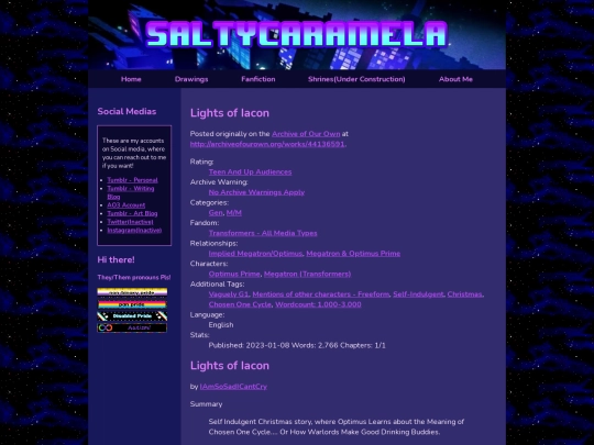 AO3-Fanfiction/Lights_of_Iacon screenshot
