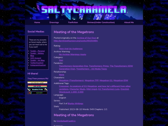 AO3-Fanfiction/Meeting_of_the_Megatrons screenshot