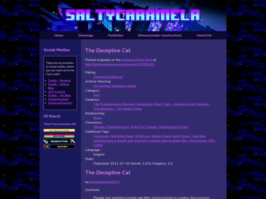 AO3-Fanfiction/The_Deceptive_Cat screenshot