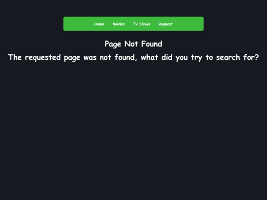 not_found screenshot