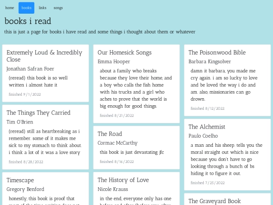 books screenshot