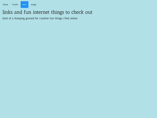 links screenshot