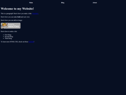 blog screenshot