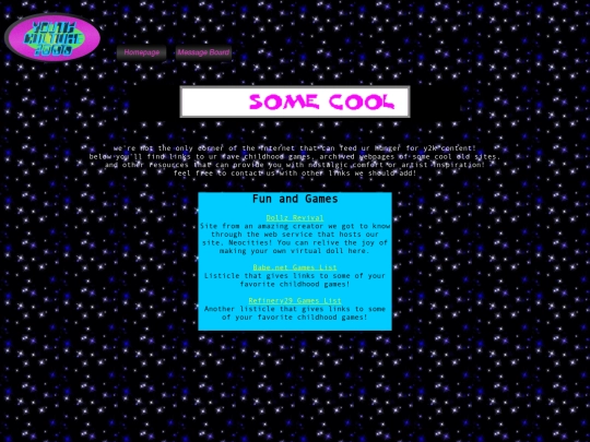 links screenshot