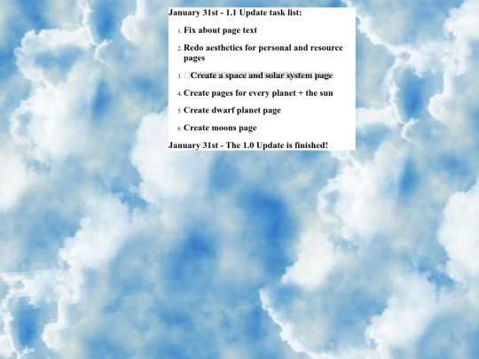 updates screenshot