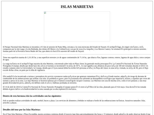 islasmarietas screenshot