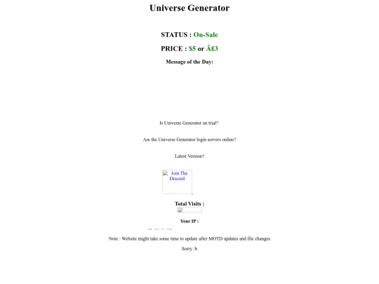 universe screenshot