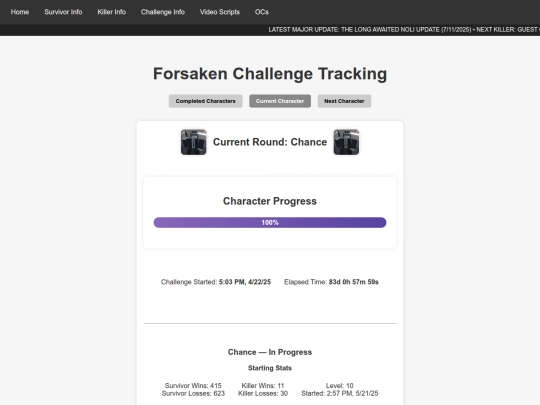 challenge screenshot