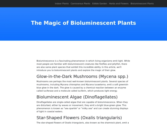 bioluminescent-plants screenshot