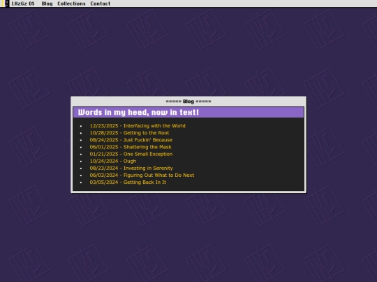 blog screenshot