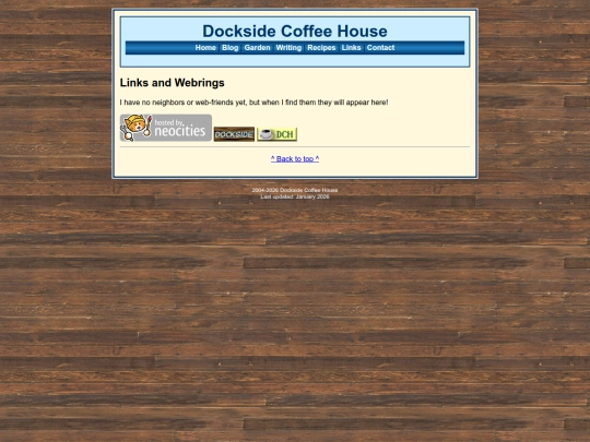 links screenshot