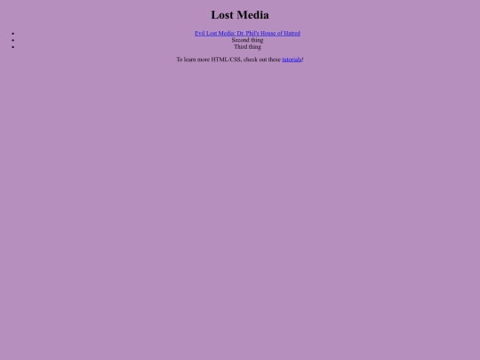 lostmedia screenshot