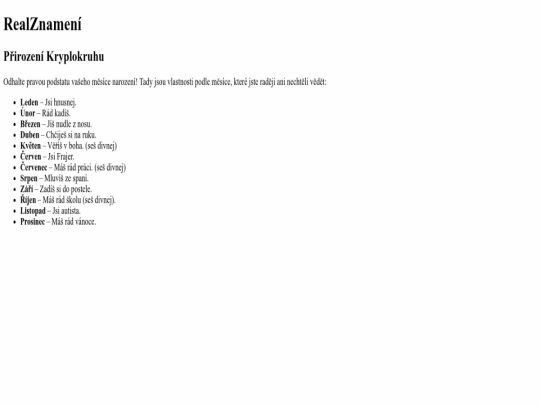 index screenshot