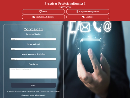 Proyectos Obligatorios/Contacto screenshot