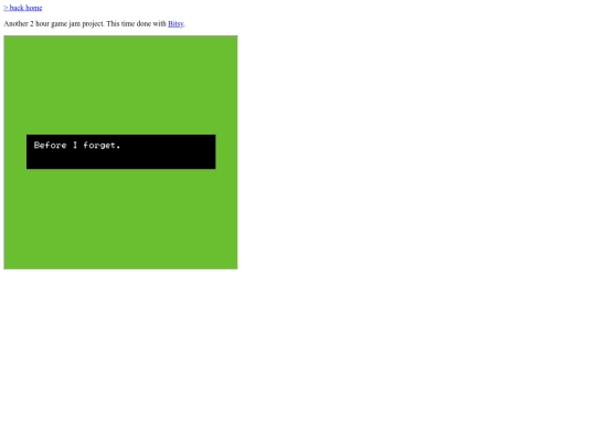 bitsy-meditations screenshot