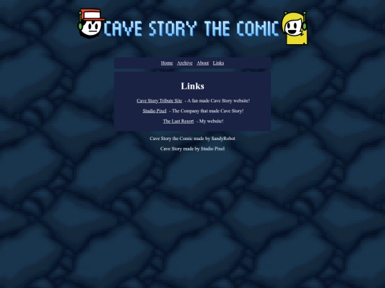 cavestorythecomiclinks screenshot