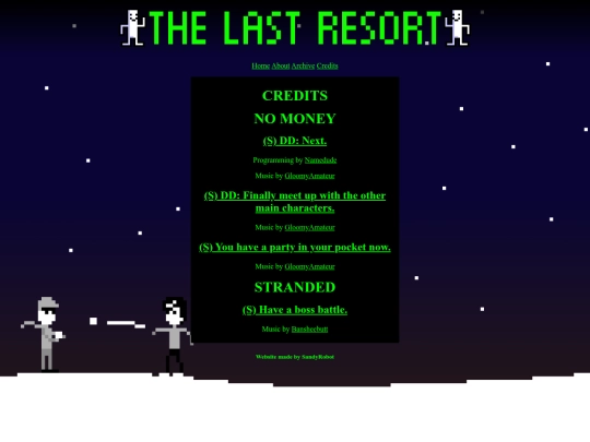 credits screenshot