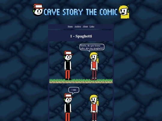 cstc/cavestorythecomic1 screenshot